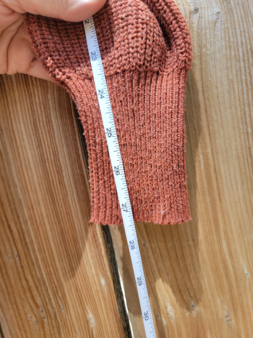 Rust Crewneck Knit Sweater - Picture 7 of 7